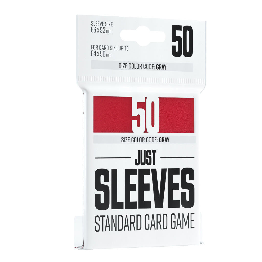 Gamegenic Just Sleeves: Standard Card Game Red (50)